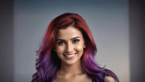 purple background,indian celebrity,toni,twitch icon,ale,kamini,twitch logo,santana,chia,pooja,ammo,social,eva,hair coloring,indian,portrait background,sikh,rainbow background,killer smile,t1