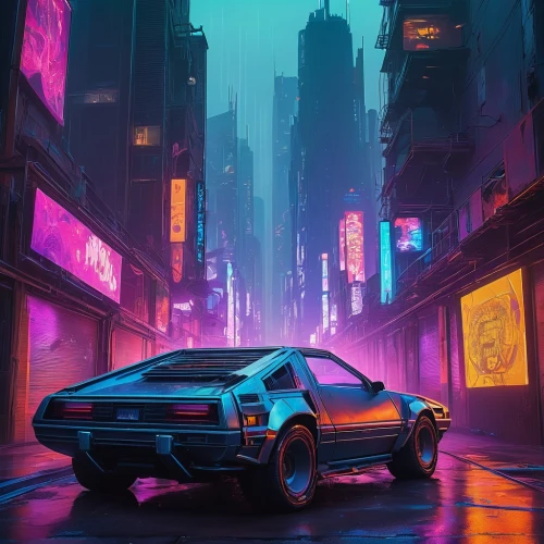 camaro,80s,toyota ae85,cyberpunk,80's design,retro car,retro background,chevrolet camaro,pontiac,neon,3d car wallpaper,neon arrows,pontiac fiero,corvette,street canyon,retro vehicle,retro,mazda rx-7,neon lights,yenko camaro,Unique,3D,Modern Sculpture