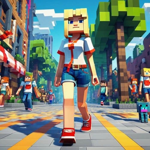 3d rendered,anime 3d,3d render,minecraft,play street,render,action-adventure game,edit icon,cinema 4d,retro styled,animated cartoon,cobble,anime japanese clothing,brick background,background image,graphics,3d background,stylized,street fashion,shopping icon,Unique,Pixel,Pixel 03