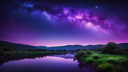 purple landscape,milky way,the milky way,milkyway,night sky,new zealand,nightsky,the night sky,astronomy,starry sky,galaxy,colorful stars,purple,nightscape,nz,night image,fairy galaxy,landscape background,galaxy collision,the universe,Photography,General,Fantasy