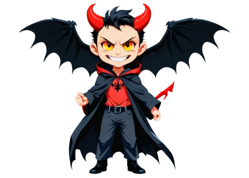 vampire bat,my clipart,halloween vector character,daemon,devil,dean razorback,lucifer,fire devil,devilwood,shinigami,vax figure,little red flying fox,bat,the devil,dark-type,vampire,satan,haunebu,corvin,black dragon,Illustration,Japanese style,Japanese Style 02