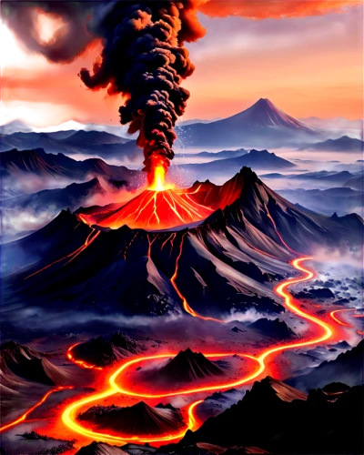 volcanic landscape,volcanism,volcano,active volcano,volcanic field,krafla volcano,types of volcanic eruptions,stratovolcano,volcanos,volcanic,gorely volcano,calbuco volcano,volcanic eruption,eruption,volcanic activity,volcanoes,volcano laki,the volcano,lava,shield volcano,Illustration,Realistic Fantasy,Realistic Fantasy 01