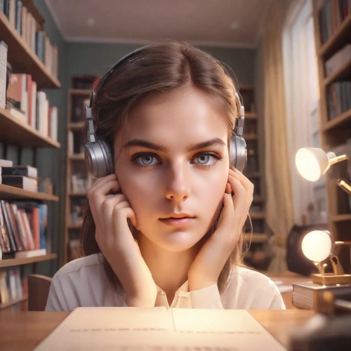 girl studying,librarian,girl at the computer,bookworm,tutor,scholar,the girl studies press,mystical portrait of a girl,visual effect lighting,digital compositing,study,portrait of a girl,library book,writing-book,vintage makeup,girl portrait,to study,book electronic,magnifying lens,heterochromia,Photography,Commercial