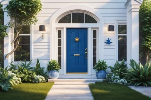 home door,garden door,blue door,blue doors,door trim,front door,exterior decoration,metallic door,wooden door,house entrance,houses clipart,house numbering,white picket fence,3d rendering,the threshold of the house,door,hinged doors,doorway,house insurance,florida home,Conceptual Art,Fantasy,Fantasy 20