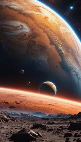 alien planet,planet mars,red planet,space art,exoplanet,alien world,lunar landscape,futuristic landscape,planets,planetary system,terraforming,extraterrestrial life,inner planets,planet,earth rise,gas planet,saturn,mars i,orbiting,mission to mars,Photography,General,Realistic