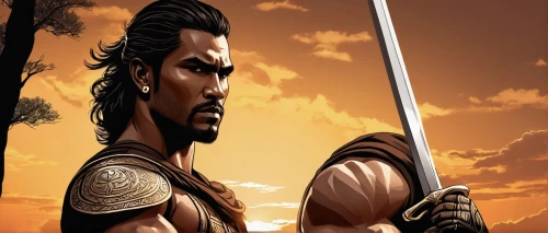 swordsman,thymelicus,heroic fantasy,warrior east,spartan,biblical narrative characters,hercules,bodhi,male character,thracian,the warrior,lone warrior,samurai sword,warrior,warlord,siam fighter,archer,swordsmen,putra,barbarian,Illustration,Black and White,Black and White 04