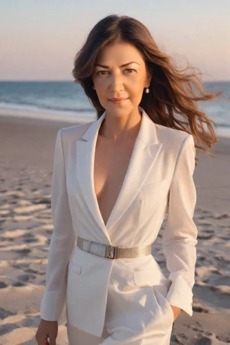 beach background,malibu,walk on the beach,white shirt,pantsuit,on the beach,video clip,jumpsuit,marina,beach walk,beaches,white coat,commercial,mykonos,white silk,cosmopolitan,aegean,dhabi,white clothing,aegean sea,Photography,Realistic