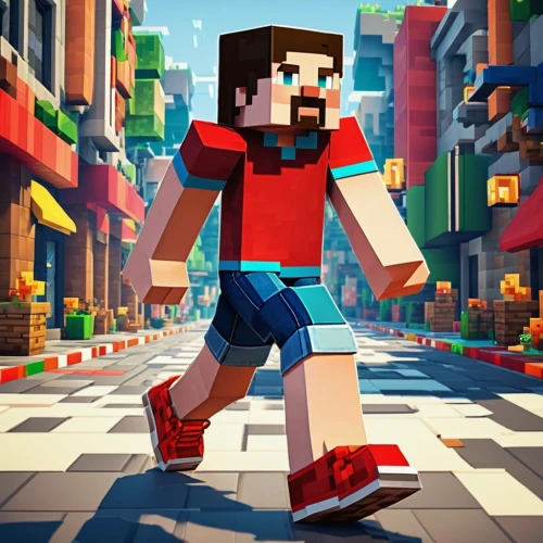 edit icon,minecraft,render,3d render,cinema 4d,brick background,red super hero,3d rendered,square background,blocks,mexican creeper,red tunic,superhero background,color is changable in ps,elphi,retro styled,fan art,miner,cube background,red cape,Unique,Pixel,Pixel 03
