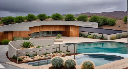 mid century house,pool house,mid century modern,dunes house,dug-out pool,roof top pool,outdoor pool,roof landscape,modern architecture,modern house,3d rendering,landscape design sydney,palm springs,swimming pool,landscape designers sydney,futuristic architecture,mexican hat,landscaping,corten steel,luxury home,Photography,General,Realistic