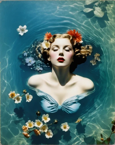 butterfly swimming,butterfly stroke,water flower,flotation,magnolia,water nymph,submerged,water forget me not,water rose,siren,swimmer,summer floatation,the blonde in the river,water pearls,watery heart,in water,star magnolia,secret garden of venus,vintage woman,the sea maid,Photography,Black and white photography,Black and White Photography 09