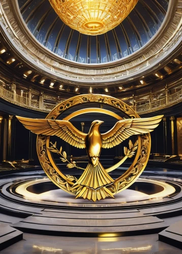 theater of war,the hunger games,gold foil 2020,capitol,award background,cassini,movie palace,art deco background,justitia,gold ribbon,gold wall,flagship,art deco,golden scale,laurel wreath,golden crown,the crown,victory ship,uss voyager,gold paint stroke,Conceptual Art,Oil color,Oil Color 17