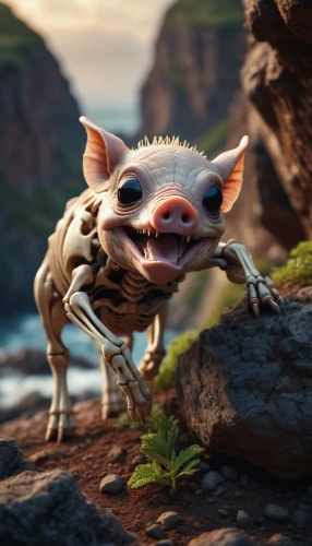 laika,madagascar,anthropomorphized animals,warthog,cgi,ori-pei,landmannahellir,kobold,mammal,skylander giants,valerian,pet,aye-aye,b3d,loukaniko,cuthulu,knuffig,goblin,bongo,dwarf armadillo,Photography,General,Cinematic