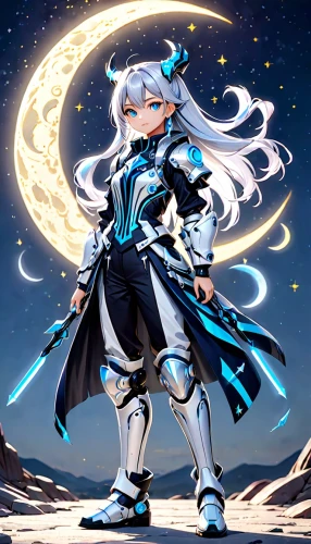 violinist violinist of the moon,lunar,constellation wolf,moon and star background,aqua,winterblueher,luna,constellation unicorn,moonlit,celestial event,constellation lyre,clear night,constellation centaur,moonlight,night star,rem in arabian nights,moonlit night,moonbow,starry sky,moon and star,Anime,Anime,General