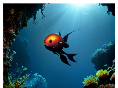 anemonefish,anemone fish,underwater fish,deep sea fish,nemo,clown fish,deep sea,underwater background,marine fish,clownfish,deep sea diving,angelfish,coral reef fish,under sea,batfish,anglerfish,sea animal,under the sea,ornamental fish,sea life underwater,Conceptual Art,Oil color,Oil Color 09