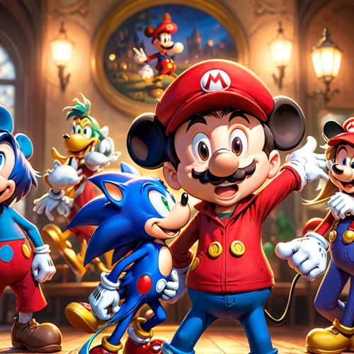 cartoon video game background,super mario brothers,game characters,action-adventure game,mickey mouse,disneyland park,game illustration,the pied piper of hamelin,fairytale characters,micky mouse,adventure game,characters,retro cartoon people,birthday banner background,mickey mause,mario bros,mickey,3d fantasy,mario,fairy tale icons,Anime,Anime,Cartoon