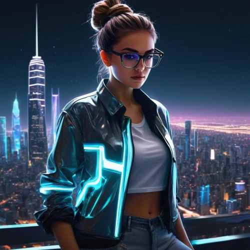 cyber glasses,cyberpunk,sci fiction illustration,futuristic,tracer,cg artwork,neon human resources,cyber,neon lights,symetra,neon light,spotify icon,digital compositing,visual effect lighting,world digital painting,women in technology,80's design,vector girl,electron,sience fiction,Illustration,Abstract Fantasy,Abstract Fantasy 22