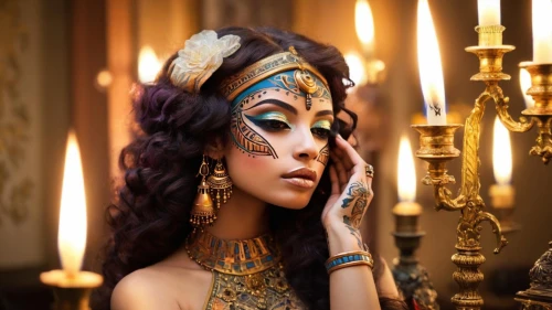 ancient egyptian girl,cleopatra,egyptian,priestess,ancient egyptian,ancient egypt,arabian,pharaonic,oriental princess,gold jewelry,indian bride,tattoo girl,fantasy art,sorceress,fantasy woman,fantasy portrait,oriental girl,adornments,gypsy soul,ornate