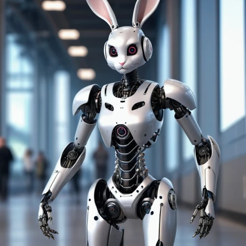 robotics,humanoid,robotic,chat bot,soft robot,cybernetics,3d model,minibot,robot,chatbot,bunny,pepper,white rabbit,anime 3d,cinema 4d,industrial robot,rebbit,3d figure,exoskeleton,rabbit