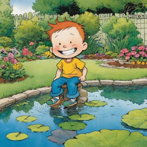 pond plants,lily pond,lilly pond,pond,l pond,pumuckl,garden pond,pond flower,johnny jump up,david-lily,pond frog,children's background,ginger rodgers,lily pad,reed roof,a collection of short stories for children,brock coupe,timothy,wishing well,garden hose,Illustration,Children,Children 02