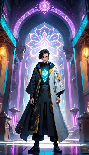 dodge warlock,priest,magistrate,archimandrite,celebration cape,magus,cg artwork,high priest,paysandisia archon,clergy,mage,prophet,monsoon banner,magician,imperial coat,summoner,wizard,monk,game illustration,paladin,Anime,Anime,General