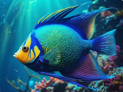 discus fish,coral reef fish,beautiful fish,golden angelfish,blue stripe fish,imperator angelfish,ornamental fish,lemon surgeonfish,angelfish,triggerfish-clown,blue fish,marine fish,underwater fish,mandarinfish,triggerfish,discus cichlid,blue angel fish,tropical fish,underwater background,trigger fish,Conceptual Art,Sci-Fi,Sci-Fi 27