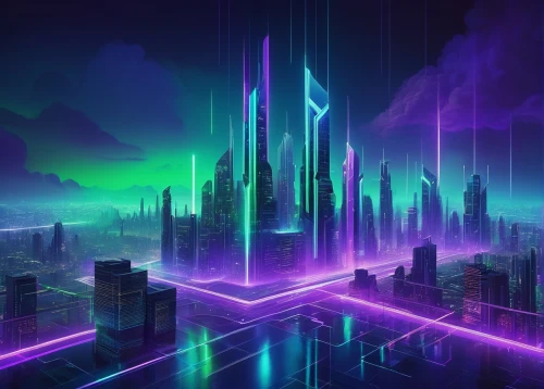 futuristic landscape,fantasy city,mobile video game vector background,cityscape,cube background,cyberspace,city skyline,colorful city,3d background,cyberpunk,metropolis,art deco background,city cities,digital background,cyber,cartoon video game background,background vector,fantasy landscape,scifi,cg artwork,Art,Classical Oil Painting,Classical Oil Painting 07