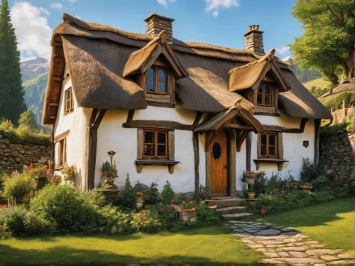 country cottage,thatched cottage,traditional house,house in mountains,house in the mountains,alpine village,houses clipart,little house,beautiful home,cottage,summer cottage,country house,crispy house,home landscape,ancient house,house in the forest,miniature house,swiss house,witch's house,small house