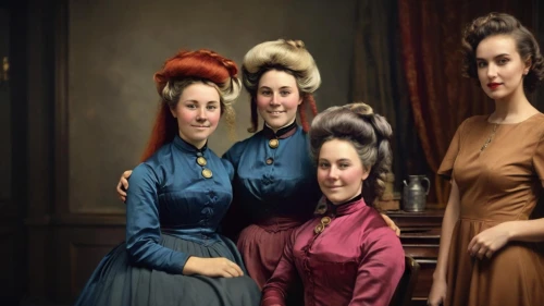mahogany family,young women,the victorian era,mulberry family,the long-hair cutter,ladies group,the girl's face,women's clothing,victorian fashion,hairstyles,hair coloring,women's novels,19th century,women clothes,vintage girls,beautiful women,rose family,women friends,xix century,vintage women