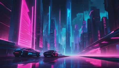 futuristic landscape,futuristic,cyberpunk,vapor,3d car wallpaper,neon arrows,metropolis,80's design,fantasy city,80s,futuristic car,scifi,aesthetic,cityscape,ultraviolet,dystopian,cyberspace,sci - fi,sci-fi,dystopia,Art,Classical Oil Painting,Classical Oil Painting 02