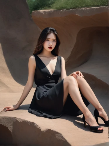 solar,digital painting,world digital painting,mt seolark,joy,girl on the dune,art model,songpyeon,woman sitting,desert background,girl sitting,kimjongilia,mandu,beach background,phuquy,kim,female model,photo painting,asian woman,winner joy,Photography,General,Natural