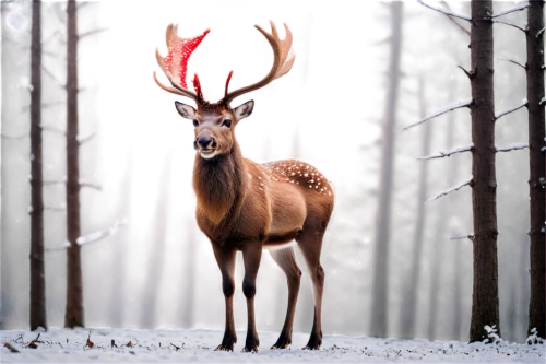 winter deer,european deer,male deer,christmas deer,whitetail,glowing antlers,rudolf,red deer,pere davids male deer,raindeer,antler velvet,pere davids deer,deer,deers,rudolph,whitetail buck,white-tailed deer,elk,reindeer from santa claus,forest animal,Unique,3D,Modern Sculpture