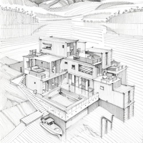 house drawing,isometric,habitat 67,escher,peter-pavel's fortress,kirrarchitecture,maya civilization,palace of knossos,architect plan,archidaily,hacienda,house hevelius,escher village,hand-drawn illustration,floor plan,masada,roman villa,sheet drawing,house floorplan,orthographic,Design Sketch,Design Sketch,Hand-drawn Line Art