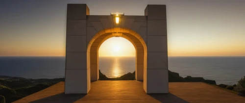 stargate,heaven gate,the pillar of light,el arco,portal,anzac,archway,gateway,temple of poseidon,portals,half arch,arch,monolith,semi circle arch,pointed arch,the eternal flame,tunisia,oman,golden candlestick,arco,Photography,General,Realistic