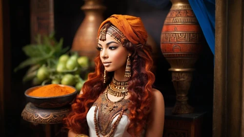 ancient egyptian girl,assyrian,indian bride,indian woman,priestess,arabian,cleopatra,orientalism,egyptian,indian girl,ancient costume,ethnic design,headdress,mehndi,celtic queen,islamic girl,indian headdress,headpiece,radha,javanese