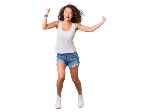 girl on a white background,jumping rope,woman free skating,bermuda shorts,trampolining--equipment and supplies,women's clothing,woman pointing,women clothes,aerobic exercise,skipping rope,jump rope,sprint woman,children jump rope,ecstatic,arms outstretched,girl in t-shirt,cheerfulness,equal-arm balance,woman holding gun,net promoter score,Photography,Fashion Photography,Fashion Photography 21