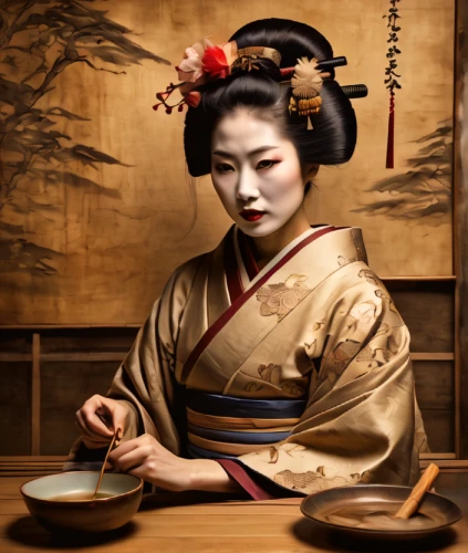 tea ceremony,geisha girl,geisha,japanese tea,tea zen,junshan yinzhen,japanese woman,japanese art,kaiseki,woman drinking coffee,korean royal court cuisine,korean culture,oriental painting,japanese culture,oriental girl,oriental princess,ikebana,pouring tea,pu-erh tea,soba,Photography,General,Natural