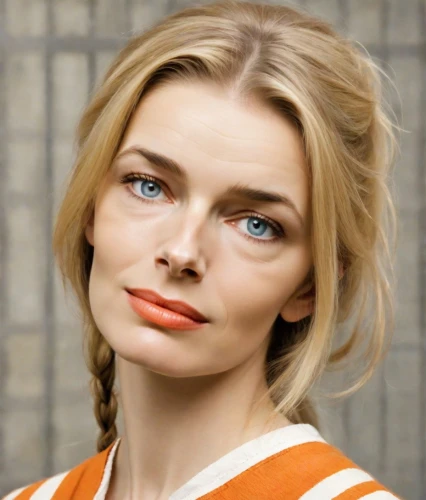 orange,french silk,beautiful face,natural cosmetic,orange color,model beauty,anna lehmann,woman face,heterochromia,vintage makeup,female model,mascara,retouching,orange half,angelica,gena rolands-hollywood,bright orange,eyebrow,airbrushed,eyebrows,Digital Art,Classicism