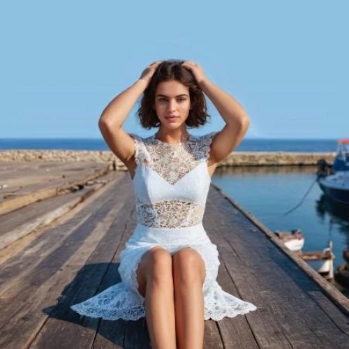 girl in white dress,white dress,girl on the boat,white winter dress,on the pier,the sea maid,wedding dresses,wedding dress,a girl in a dress,bridal clothing,girl in a long dress,by the sea,young model istanbul,wedding gown,romantic look,bridal dress,bridal party dress,on the shore,vintage dress,strapless dress,Female,Middle Easterners,Bob Haircut,Youth adult,M,Confidence,Lace Dress,Outdoor,Dock