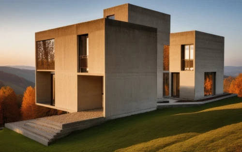 cubic house,modern architecture,cube house,modern house,cube stilt houses,dunes house,concrete blocks,corten steel,archidaily,frame house,concrete construction,arhitecture,house in mountains,house in the mountains,contemporary,exposed concrete,swiss house,model house,eco-construction,house shape,Photography,General,Realistic