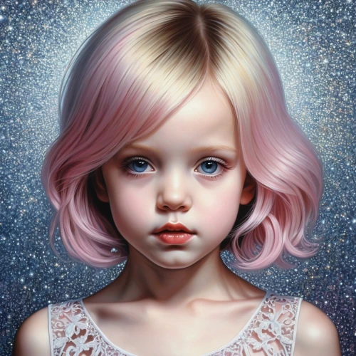 child portrait,mystical portrait of a girl,digital painting,fantasy portrait,girl portrait,world digital painting,eglantine,little girl in pink dress,custom portrait,child girl,digital art,child fairy,kids illustration,little girl fairy,portrait background,digital artwork,portrait of a girl,the little girl,little girl,oil painting on canvas,Conceptual Art,Fantasy,Fantasy 29