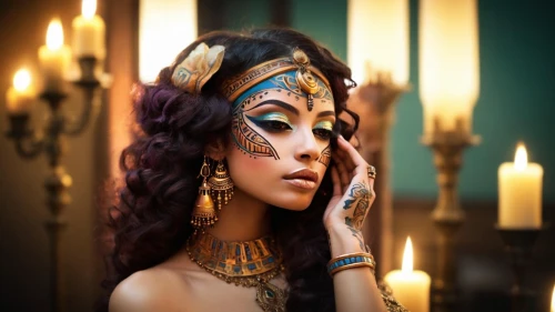 ancient egyptian girl,cleopatra,fantasy portrait,indian bride,radha,priestess,egyptian,indian girl,indian woman,arabian,ancient egyptian,fantasy art,jaya,gold jewelry,mehendi,jewellery,adornments,ancient egypt,mehndi,mystical portrait of a girl