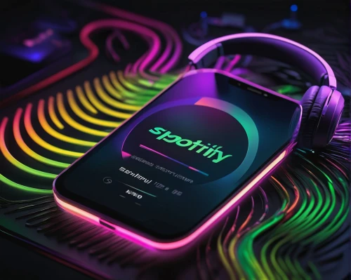spotify logo,spotify icon,music player,spotify,spectrum,streamer,audio player,music background,headphone,colorful foil background,music on your smartphone,headset,headset profile,neon,80's design,samsung galaxy,galaxy,audio accessory,wireless headset,musicplayer,Photography,Artistic Photography,Artistic Photography 02