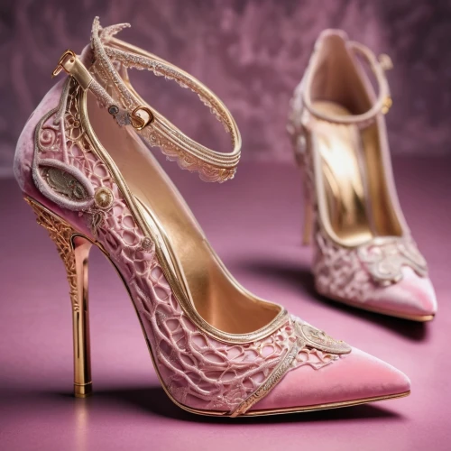 bridal shoe,bridal shoes,cinderella shoe,high heeled shoe,stiletto-heeled shoe,wedding shoes,heeled shoes,high heel shoes,gold-pink earthy colors,flapper shoes,ladies shoes,heel shoe,court shoe,women's shoe,achille's heel,stack-heel shoe,woman shoes,women shoes,women's shoes,pink shoes,Conceptual Art,Sci-Fi,Sci-Fi 13