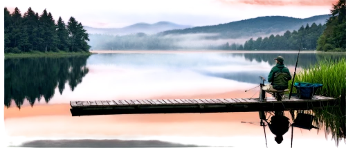 landscape background,background view nature,beautiful lake,tranquility,photo manipulation,people fishing,photoshop manipulation,photomanipulation,image manipulation,fisherman,mountainlake,trillium lake,calm water,perched on a log,peacefulness,alpine lake,background vector,nature and man,photo painting,landscapes beautiful,Illustration,Paper based,Paper Based 14