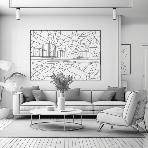 contemporary decor,modern decor,living room,modern living room,apartment lounge,sofa set,interior decor,livingroom,interior decoration,wall sticker,interior design,geometric style,sitting room,black and white pattern,3d rendering,interior modern design,stucco frame,home interior,art deco background,wall decoration,Design Sketch,Design Sketch,Outline
