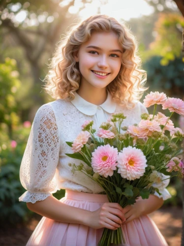 girl in flowers,beautiful girl with flowers,quinceañera,social,flower girl,holding flowers,flower background,flower girl basket,little girl in pink dress,girl picking flowers,vintage flowers,romantic portrait,pink chrysanthemums,pink chrysanthemum,garden chrysanthemums,garden chrysanthemum,garland chrysanthemum,chrysanthemums bouquet,with a bouquet of flowers,siberian chrysanthemum,Conceptual Art,Sci-Fi,Sci-Fi 14