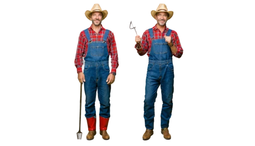 cowboy beans,cowboys,coveralls,overall,jeans pattern,scarecrows,farmers,carpenter jeans,rodeo,bluejeans,texan,cowboy,country potatoes,farm pack,articulated manikin,farmer,cowboy bone,men clothes,lumberjack pattern,model train figure,Conceptual Art,Daily,Daily 04