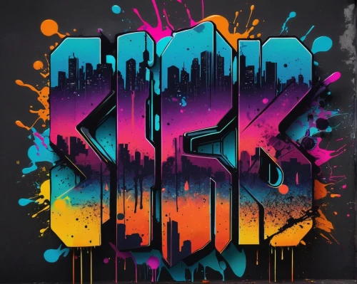 kick,bierock,bkh,typography,80's design,cmyk,rubiks,ihk,hip hop music,good vibes word art,pop art style,punk design,cool pop art,colorful foil background,soccer kick,vector graphic,thick paint strokes,graffiti art,wka,kicks,Illustration,Black and White,Black and White 12