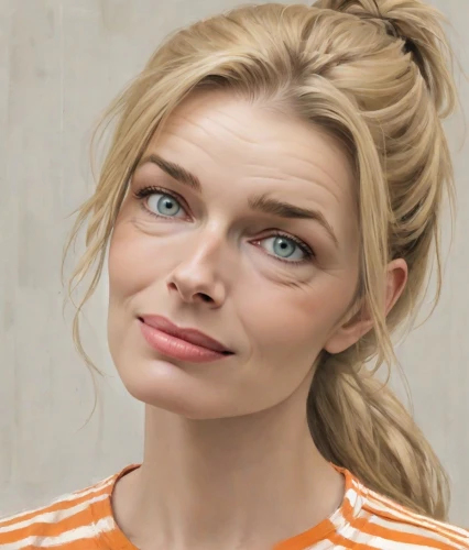 portrait background,orange,female model,digital painting,blonde woman,portrait of a girl,natural cosmetic,clementine,woman face,art model,rose png,girl portrait,hd,beautiful face,laurie 1,british actress,woman's face,woman portrait,garanaalvisser,attractive woman,Digital Art,Comic