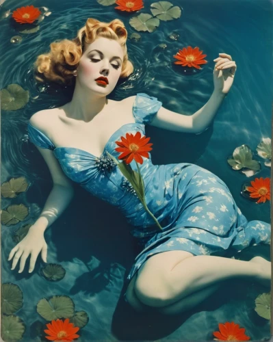 nelumbo,valentine day's pin up,valentine pin up,water rose,blue rose,the blonde in the river,narcissus,red carnation,vintage flowers,secret garden of venus,marylyn monroe - female,red roses,water flower,retro pin up girl,pin-up girl,retro pin up girls,flora,watercolor pin up,with roses,pin ups,Photography,Black and white photography,Black and White Photography 09